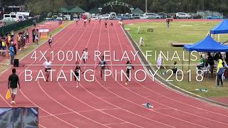Batang Pinoy Baguio 4x100m Finals Boys & Girls 2018