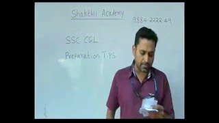 SHAKTHII ACADEMY - SSC CGL Preparation tips - Sectionwise,Topicwise Questions analysis in each topic