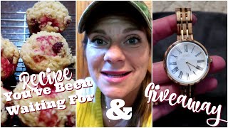 ?CRANBERRY ORANGE Bakery Style Muffins? & Jord Giveaway