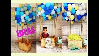 IDEAS! GLOBO AEROSTÁTICO EN BOMBAS✨✨✨