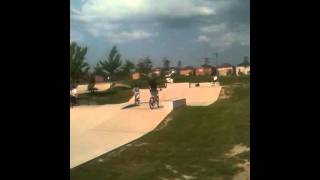 Newmarket skate park.