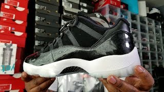 JORDAN 11 LOW  "BARON" REVIEW AND ON FEET!!!