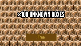 OPENING 100 UNKNOWN BOXES ! Are they worth it ? - Drop rate stats - Last Day On Earth: Survival