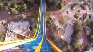 Worlds scariest,fastest rides rollercoasters!самые страшные и бысрые горки!