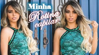 Rotina Capilar -  Como eu arrumo meu cabelo (Mega Hair) | Velha de Vinte