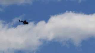 Helocopter aerobatics. Pilot: "Malibu" Chuck  Aaron