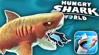 MEGAMOUTH & TIGER SHARK TAKEOVER! - Hungry Shark World (HSW) - Gameplay Walkthrough - iOS & Android