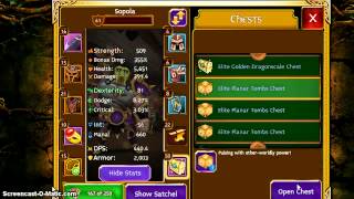Arcane Legend ELITE PLANAR CHEST OPEN