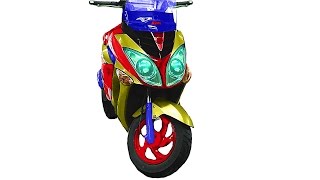 Скутер SYM Joyride 200 EVO Большое техобслуживание + прогоревшая трубка глушителя