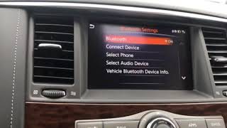 2018 Nissan Armada delete Bluetooth device