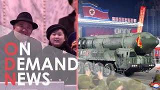 Kim Jong-un Brings 10-Year-Old Daughter to MASSIVE Military Parade