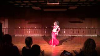 Irina Petrova - Egyptian song @ Belly dance day Hafla 2014