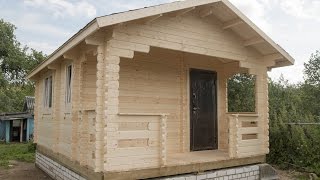 Дом "Вишенка" из мини-бруса за 1 день в Конаково (Тверская область) [#Р53]