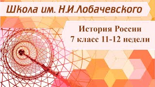 История России 7 класс 11-12 недели. Церковь и государство в конце XV – начале XVI веков