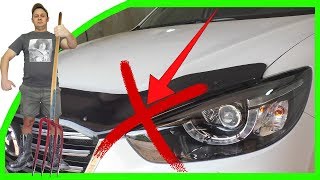 НИКОГДА НЕ СТАВЬТЕ ДЕФЛЕКТОР КАПОТА НА АВТОМОБИЛЬ..!