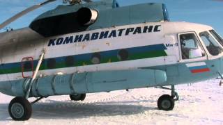 Аварийная посадка Ту-154 на заброшенный аэродром, АЛРОСА Часть 1