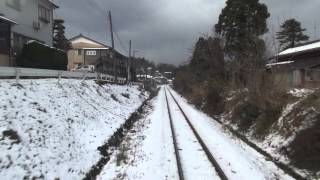 【フルHD】SLクリスマストレイン 新潟-津川 後方展望 Banetsu-West-Line