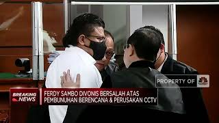 Breaking News! Ferdy Sambo Divonis Hukuman Mati