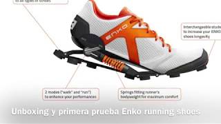Enko running shoes zapatillas de correr. Unboxing y primera prueba