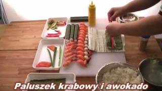 How to Make sushi. Jak zrobić uramaki? robimy sushi w domu.