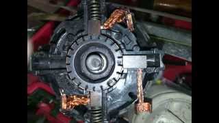 Nissan March AK12 щетки стартера