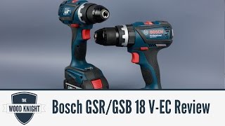 Bosch GSB/GSR V-EC 18v drill review