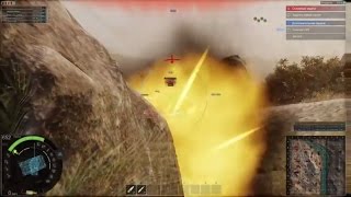 Операция Скарабей. Armored Warfare: Проект Армата. Танковый бой в пустыне.