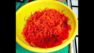 Морковь по-корейски легко и просто.