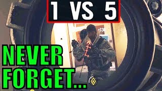 UNFORGETTABLE 1V5! (Best Of The Year) - Rainbow Six Siege Gameplay