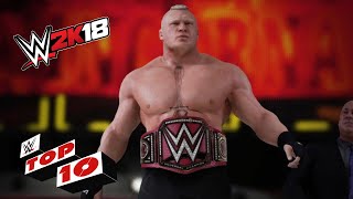 Brutal Barricade Bashings: WWE 2K18 Top 10