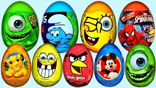 Киндер сюрприз на русском языке - распаковка игрушки Тачки Kinder Surprise toys play-doh