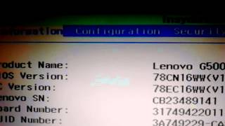 Как установить windows 7 на BIOS insydeH20 Rev.3.7