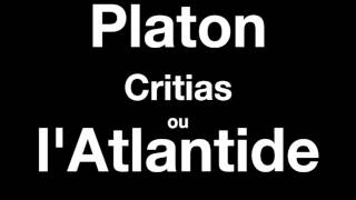 PLATON - CRITIAS, OU L'ATLANTIDE (livre audio)