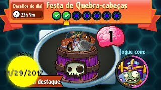 Daily Challenge ➡11/29/2017 ➡PUZLES PARTY - Plants vs. Zombies Heroes.