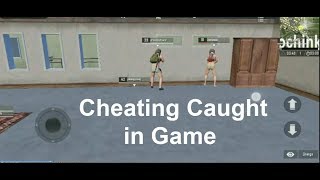 CAUGHT CHEATING IN SOLO PUBG GAME