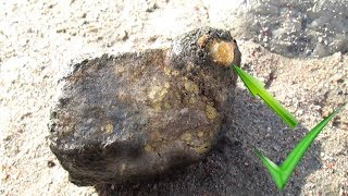 Нашли! Неплохой улов, золото в камнях как грибы собираем (ДА))