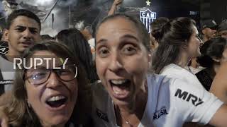 Brazil: Atletico fans celebrate domestic double win in Belo Horizonte