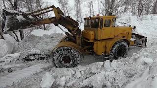 Трактор Кировец. Расширяем дорогу. Испытываем бывший 701, теперь 700А.
