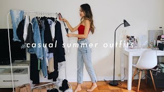 CASUAL SUMMER OUTFITS ? | summer fashion lookbook 2019
