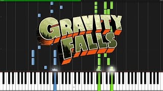 Gravity Falls Theme [Piano Tutorial] (Synthesia)