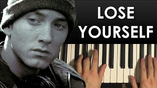 How To Play - Eminem - Lose Yourself (PIANO TUTORIAL LESSON)