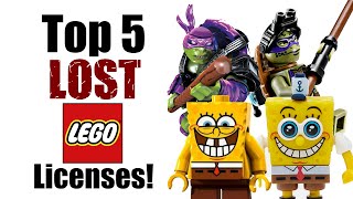 Top 5 Lost LEGO Licenses!