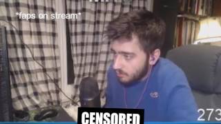 scuffed streamer faps on stream