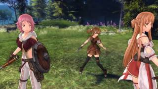 Sword Art Online Hollow Realization Female Creation gameplay 1 ps4