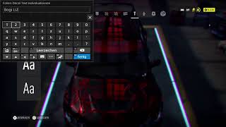 #PS4 #NeedForSpeed Heat Crew Folien bearbeiten