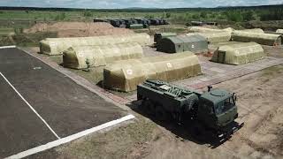 Работа многопрофильного полевого госпиталя в Чите