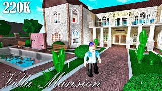 Bloxburg - Modern HUGE Villa Mansion Speed build