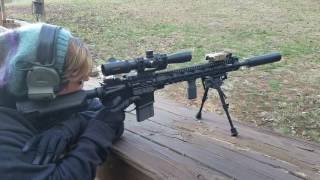 Mum with the FN AR15 DMR