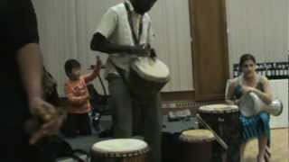 Girl playing Arabic Hand Drum  (Darbuka/Derbakeh) AMAZING !!!