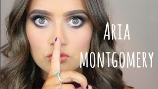 Aria Montgomery makeup tutorial | PLL series | EmmasRectangle